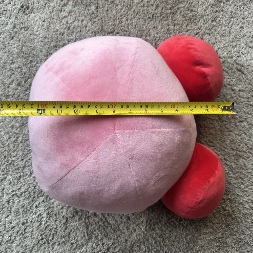 Kirby Lying down Super Big 13 inch Plush ~ Nintendo ~ Embroidered Eyes ~ Clean